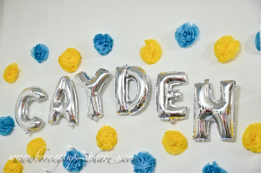 Baby Cayden S Fullmoon Party With Rainbow Dreams Balloons